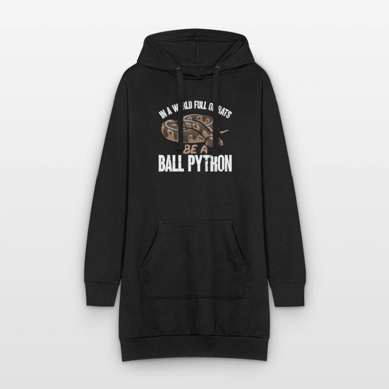 Ball Python Schlange Königspython Hoodie-Kleid