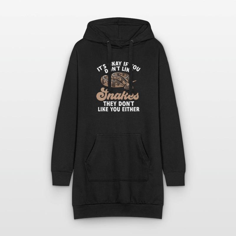 Ball Python Snake King Python Sweat-shirt à capuche long Femme