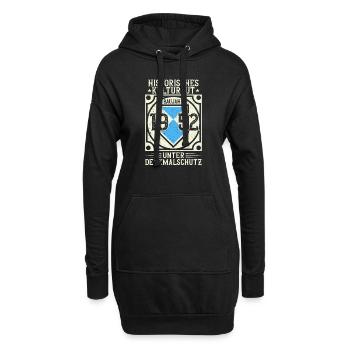 Baujahr 1952 Geboren, Geburtstag Jahrgang 1952 - Hoodie-Kleid - Schwarz - Vorne