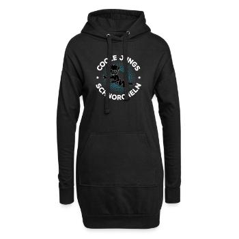 Schnorcheln Schnorchler Taucher Tauchen Schnorchel - Hoodie-Kleid - Schwarz - Vorne