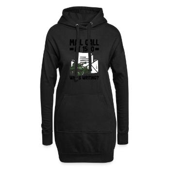 Embrace the Mission Military Time Adventure Call - Hoodie-Kleid - Schwarz - Vorne