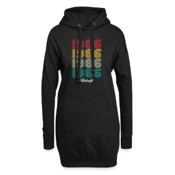 38 Jahre alter Jahrgang 1986 Limitierte Auflage 38. - Hoodie-Kleid - Schwarz - Vorne