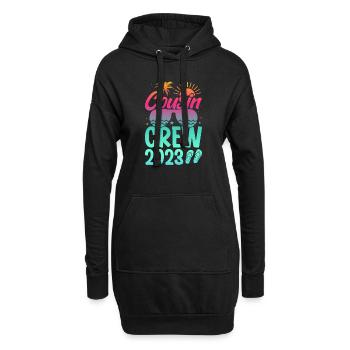 Cousin équipage Tie Dye Croisière de vacances en famille Drôle - Sweat-shirt à capuche long Femme - noir - Devant