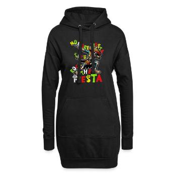 Cinco de Mayo Party Shirt - keine Siesta, Fiesta mehr - Hoodie-Kleid - Schwarz - Vorne