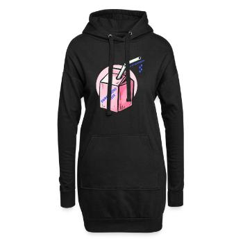 Behavior Optimist Gifts - Hoodie Dress - black - Front