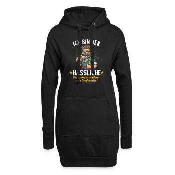 Le moche se marie enterrement de vie de garçon enterrement de vie de garçon - Sweat-shirt à capuche long Femme - noir - Devant