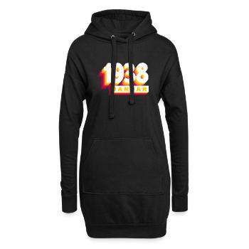 Janvier 1938 0 86 ans Homme Femme Anniversaire - Sweat-shirt à capuche long Femme - noir - Devant