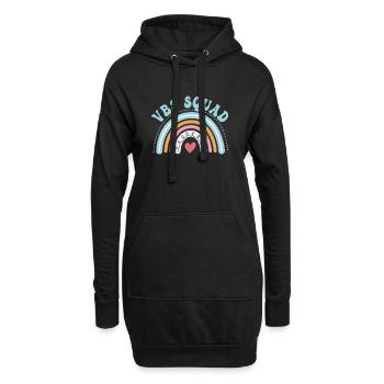 École biblique d’été Vbs Crew Love - Sweat-shirt à capuche long Femme - noir - Devant