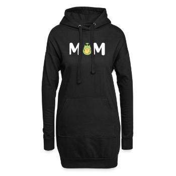 Avocat Maman Mamacado Maman Enceinte - Sweat-shirt à capuche long Femme - noir - Devant