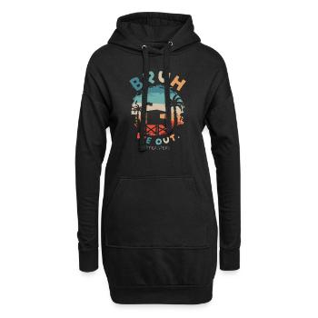 Süßes Ende des Schuljahres Bruh Wir Outbruh Wir sind raus - Hoodie-Kleid - Schwarz - Vorne