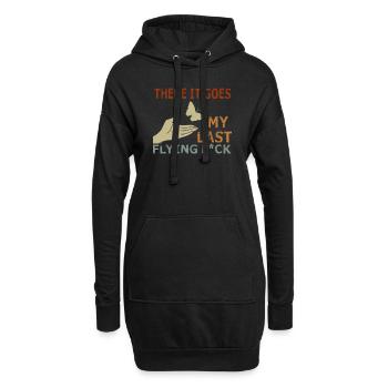There It Goes My Last Flying F - Hoodie Dress - black - Front