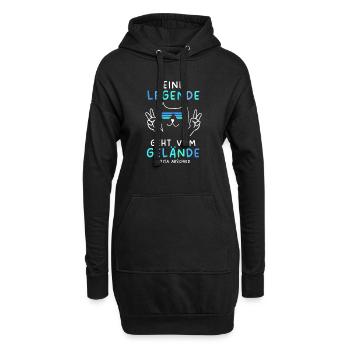 Kindergarten Geschafft 2024 Kita Abgänger 2024 - Hoodie-Kleid - Schwarz - Vorne