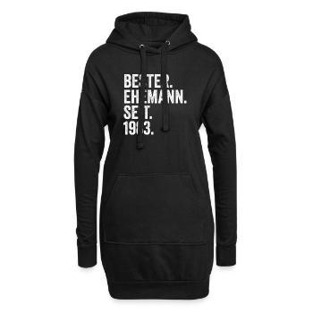 Valentine's Day Best Husband Since 1983 - Hoodie Dress - black - Front