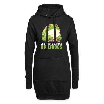 Ochsenfrösche Ochsenfrosch - Hoodie-Kleid - Schwarz - Vorne