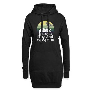 There It Goes My Last Flying F - Hoodie Dress - black - Front