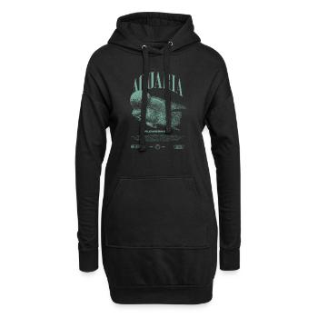 Flowerhorn Cichlid Fish Keeper Streetwear - Sweat-shirt à capuche long Femme - noir - Devant