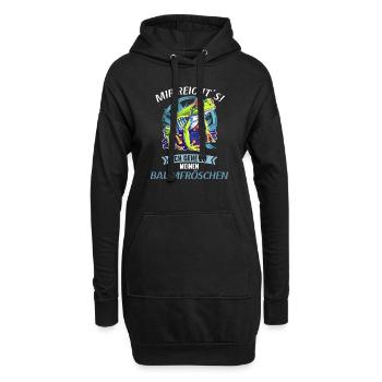 Tree Frog Baumfrösche Baumfrosch - Hoodie-Kleid - Schwarz - Vorne