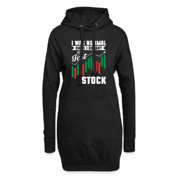 Trading Crypto Stock Market Investor Day Trader - Sweat-shirt à capuche long Femme - noir - Devant