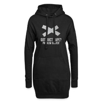 Ruban adhésif Engineer Humorous pour hommes - Sweat-shirt à capuche long Femme - noir - Devant
