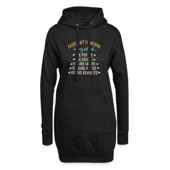 Directeur adjoint - Sweat-shirt à capuche long Femme - noir - Devant