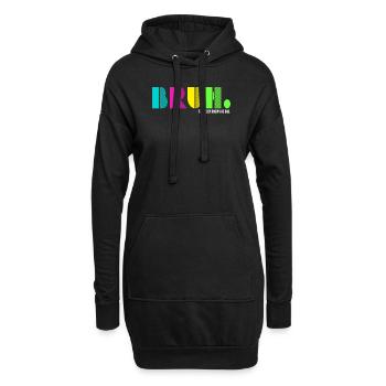 Bruh anciennement connu sous le nom de papa - Sweat-shirt à capuche long Femme - noir - Devant