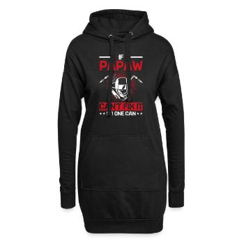 Schweißer Sagt Lustiges Schweißen Boilermaker Schweißer - Hoodie-Kleid - Schwarz - Vorne