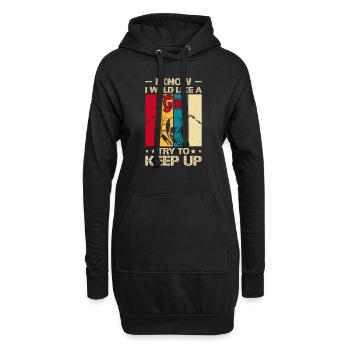 Schweißer Sagt Lustiges Schweißen Boilermaker Schweißer - Hoodie-Kleid - Schwarz - Vorne