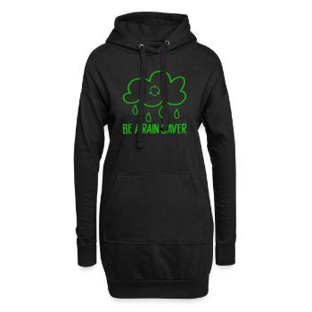 Réservoir d’eau de pluie - récupération de l’eau de pluie - Sweat-shirt à capuche long Femme - noir - Devant