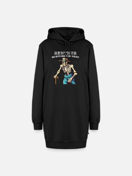 RENTNER DAS BESTE KOMMT ZUM SCHLUSS - Hoodie-Kleid - Schwarz