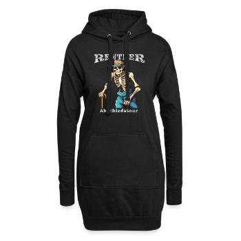 Tournée d’adieu des retraités - Sweat-shirt à capuche long Femme - noir - Devant