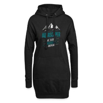 Kreatives Aquascaper Expertendesign Aquascaping - Hoodie-Kleid - Schwarz - Vorne