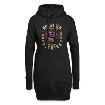Norvège Sognefjord Fishing Tour 2025 (Garantie du prix le plus bas) - Sweat-shirt à capuche long Femme - noir - Devant