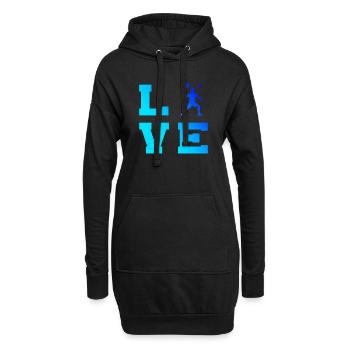 Men's Racquetball Games Pickleball Games - Hoodie Dress - black - Front