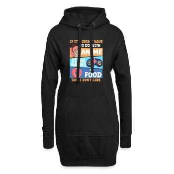 Anime, Jeux vidéo ou food, Manga, Otaku, Japonais - Sweat-shirt à capuche long Femme - noir - Devant