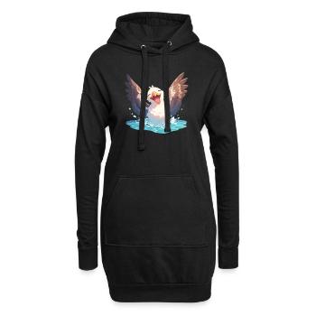 Albatrosse Albatross - Hoodie Dress - black - Front