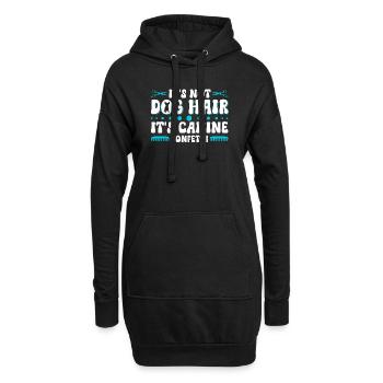 Chien Chiot Soins pour animaux de compagnie Salon d’emploi - Sweat-shirt à capuche long Femme - noir - Devant