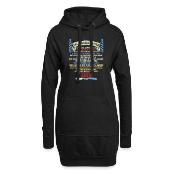 Coiffeur Cutter - Sweat-shirt à capuche long Femme - noir - Devant