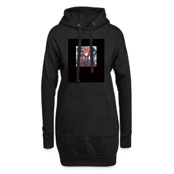 Schleimkönigin, Ätherische Schleimwandlerin Mimiky - Hoodie-Kleid - Schwarz - Vorne