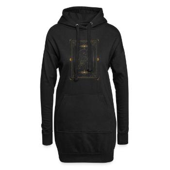Zodiaque astrologique Zodiaque Cancer Design - Sweat-shirt à capuche long Femme - noir - Devant