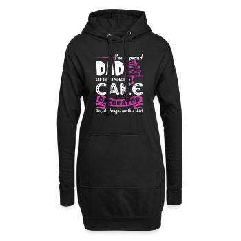 Cake Decorator Cake Decorator Dad - Hoodie Dress - black - Front