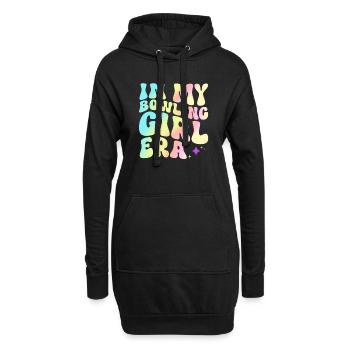 Bowling Girl Funny Ladies Team Bowler Sport - Hoodie-Kleid - Schwarz - Vorne