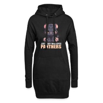 Panthers Panther - Hoodie-Kleid - Schwarz - Vorne
