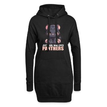 Panthers Panther - Hoodie-Kleid - Schwarz - Vorne