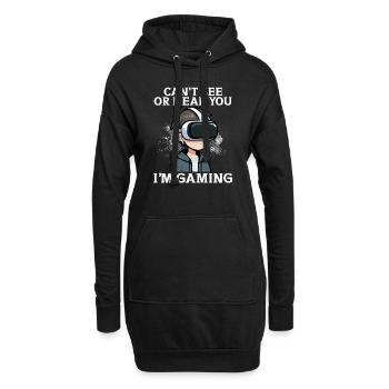 Virtual Reality Athlet Witzer VR Gamer Headset - Hoodie-Kleid - Schwarz - Vorne