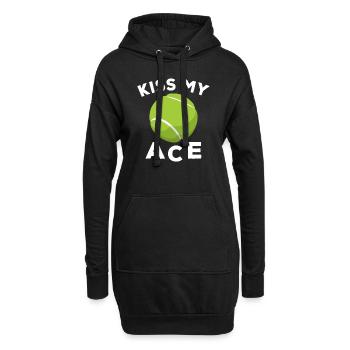 Sportschläger Kiss Ace Racquet Tennis - Hoodie-Kleid - Schwarz - Vorne