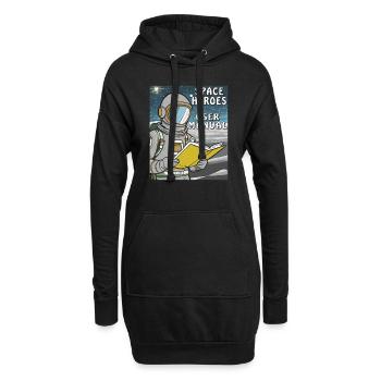 ASTRONAUT BUCH SPACE HERO USER MANUAL - Hoodie-Kleid - Schwarz - Vorne