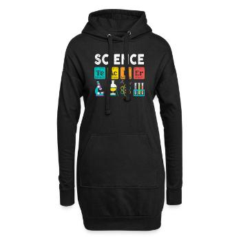 Science Teacher Chemistry Biology Physics Teacher - Hoodie-Kleid - Schwarz - Vorne