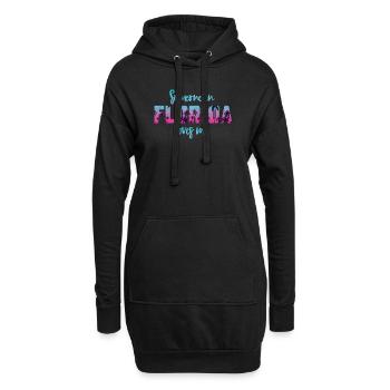 Jemand in Florida liebt mich - Hoodie-Kleid - Schwarz - Vorne