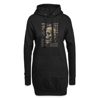 Aquascaping Moderner tropischer Fischhalter Aquarianer - Hoodie-Kleid - Schwarz - Vorne