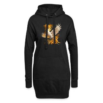 Cacatoès Cacatoès Cacatoès - Sweat-shirt à capuche long Femme - noir - Devant